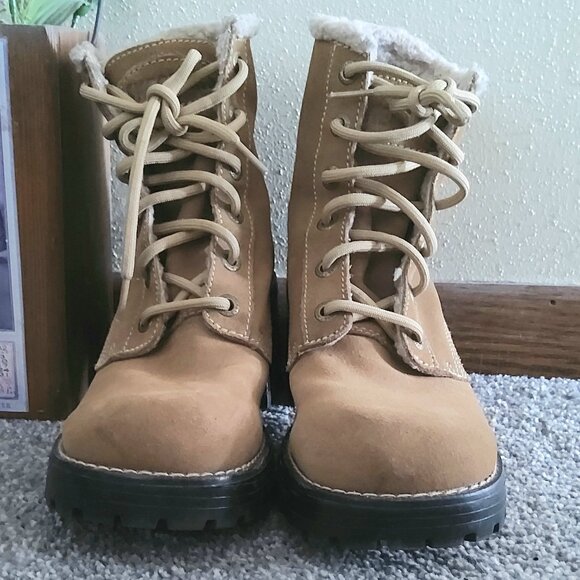 SKECHERS 90'S Y2K COMBAT TIE UP BOOTS - Picture 4 of 7